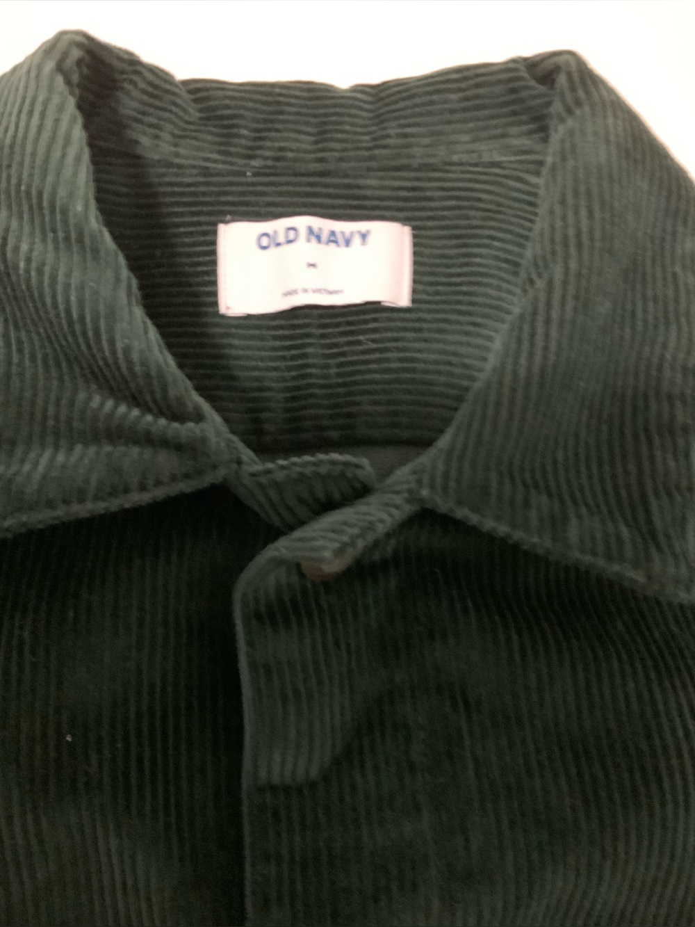 Old Navy corduroy overshirt